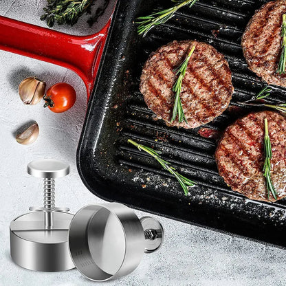 Presse Steak Haché - 304 en acier inoxydable Barbecue Burger 🍔