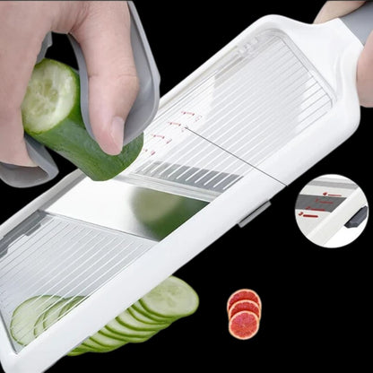 Mandoline Cuisine |  Coupe-légumes portable 3 lame