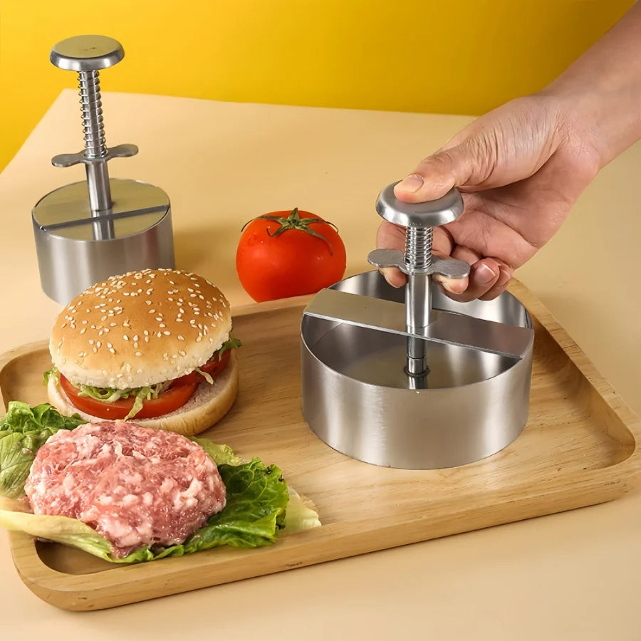 Presse Steak Haché - 304 en acier inoxydable Barbecue Burger 🍔