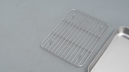 Plaque et Grille Four en acier inoxydable